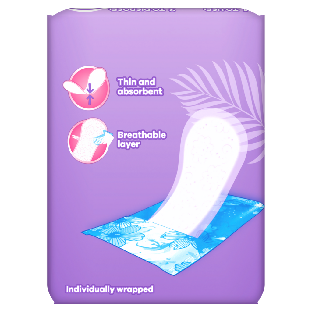 Always Daily Fresh Thin Liners Regular Absorbency Unscented Panty Liners - 20ct/24pk