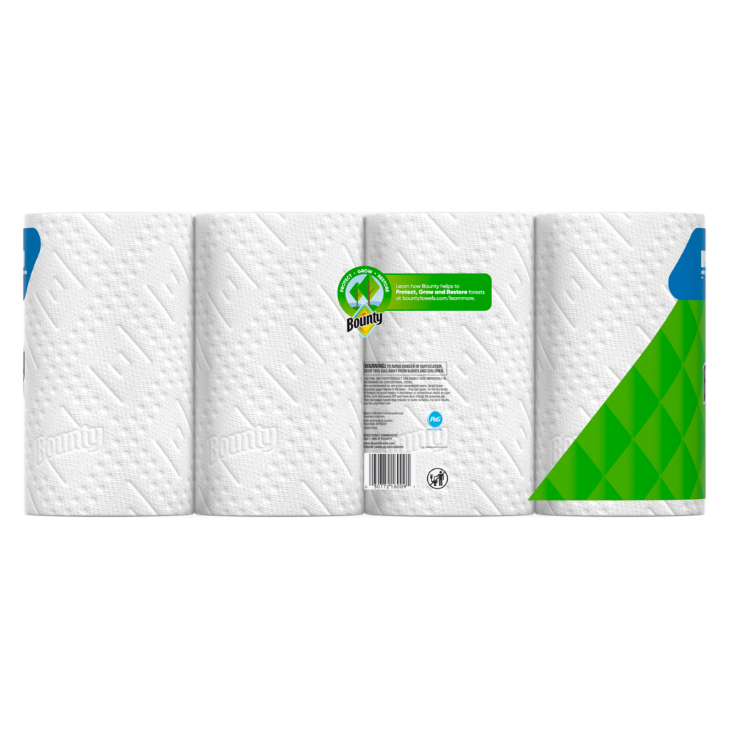 Bounty Paper Towels Select-A-Size White 4 Triple Rolls 123 Sheets Per Roll - 4ct/6pk