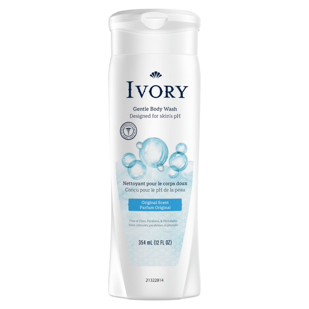 Ivory Gentle Body Wash Original Scent - 12oz/6pk