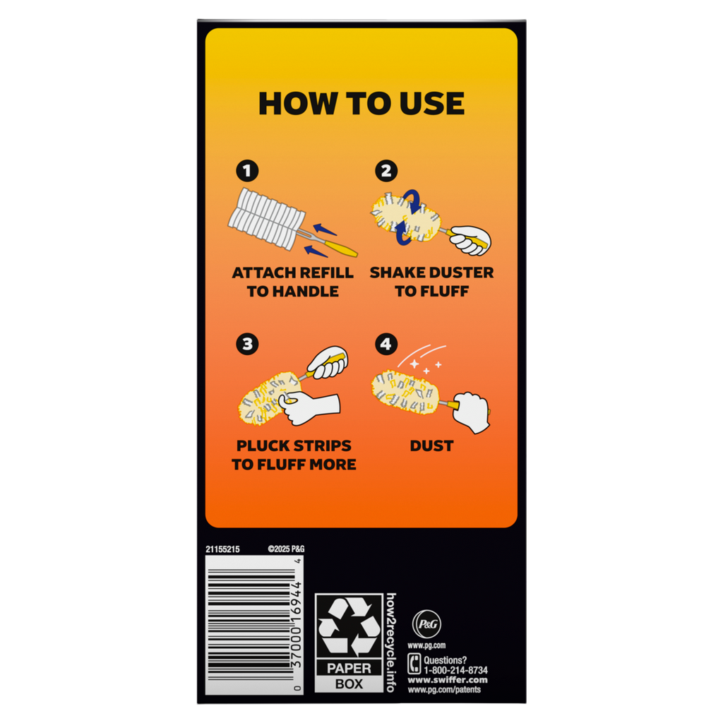 Swiffer Dusters Heavy Duty Multi-Surface Duster Refills For Cleaning Unscented - 6ct/4pk