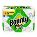 Bounty Paper Towels Select-A-Size Print 6 Double Rolls 82 Sheets Per Roll - 6ct/1pk