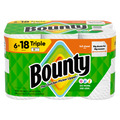 Bounty Paper Towels Full Sheet White 6 Triple Rolls 75 Sheets Per Roll - 6ct/1pk