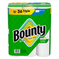 Bounty Paper Towels Select-A-Size White 12 Triple Rolls 123 Sheets Per Roll - 12ct/1pk