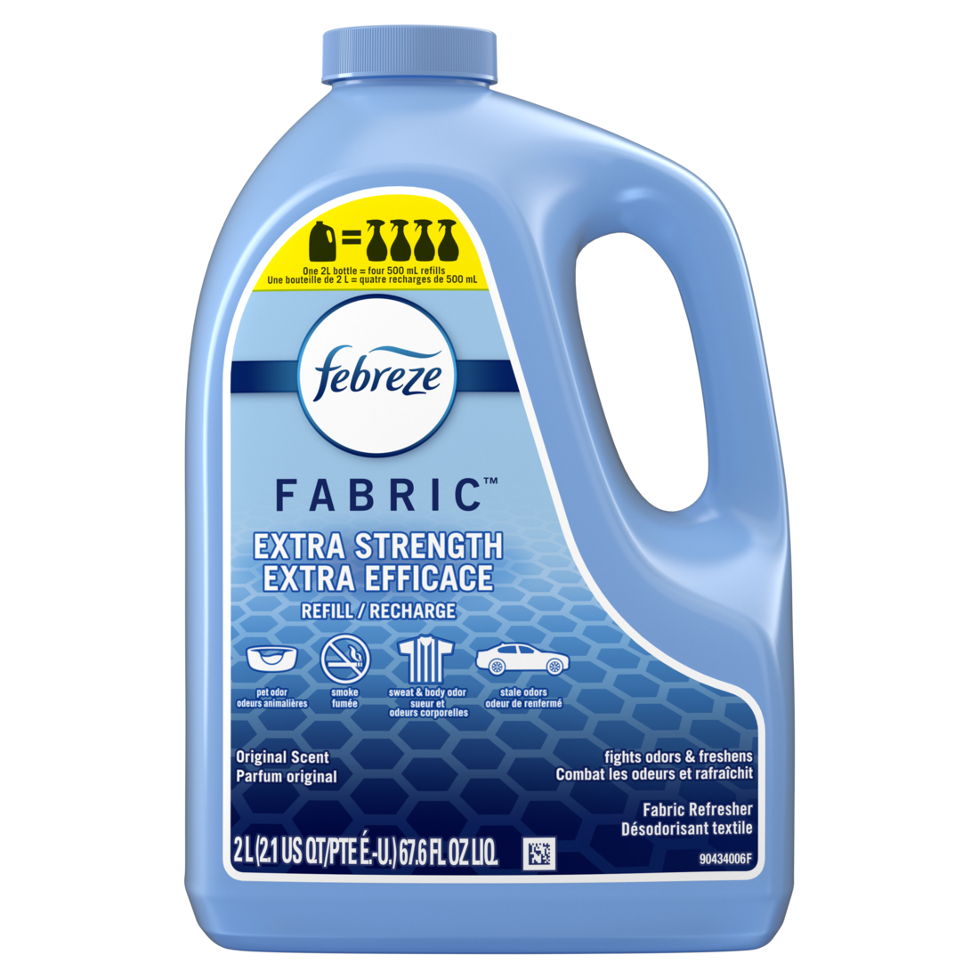 Febreze Odor-Fighting Fabric Refresher Extra Strength Original Refill - 67.6oz/2pk
