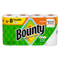 Bounty Paper Towels Full Sheet White 4 Double Rolls 50 Sheets Per Roll - 4ct/6pk