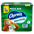 Charmin Toilet Paper Ultra Gentle 18 Mega Rolls 2-Ply Bath Tissue 231 Sheets Per Roll - 18ct/1pk