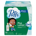 Puffs Plus Lotion Facial Tissue 1 Mega Cube 72 Tissues Per Box - 72ct/24pk