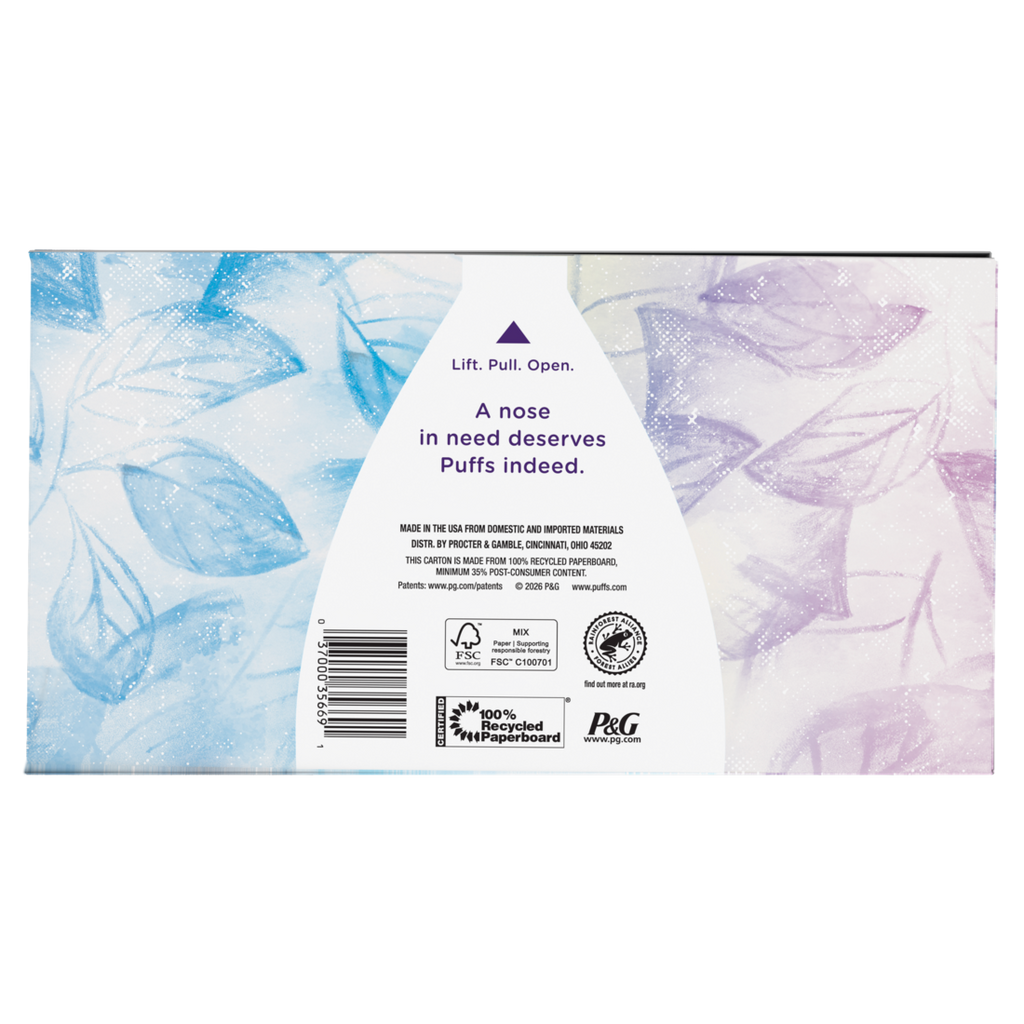 Puffs Ultra Soft Facial Tissues 1 Family Size Box 124 Facial Tissues Per Box - 124ct/24pk