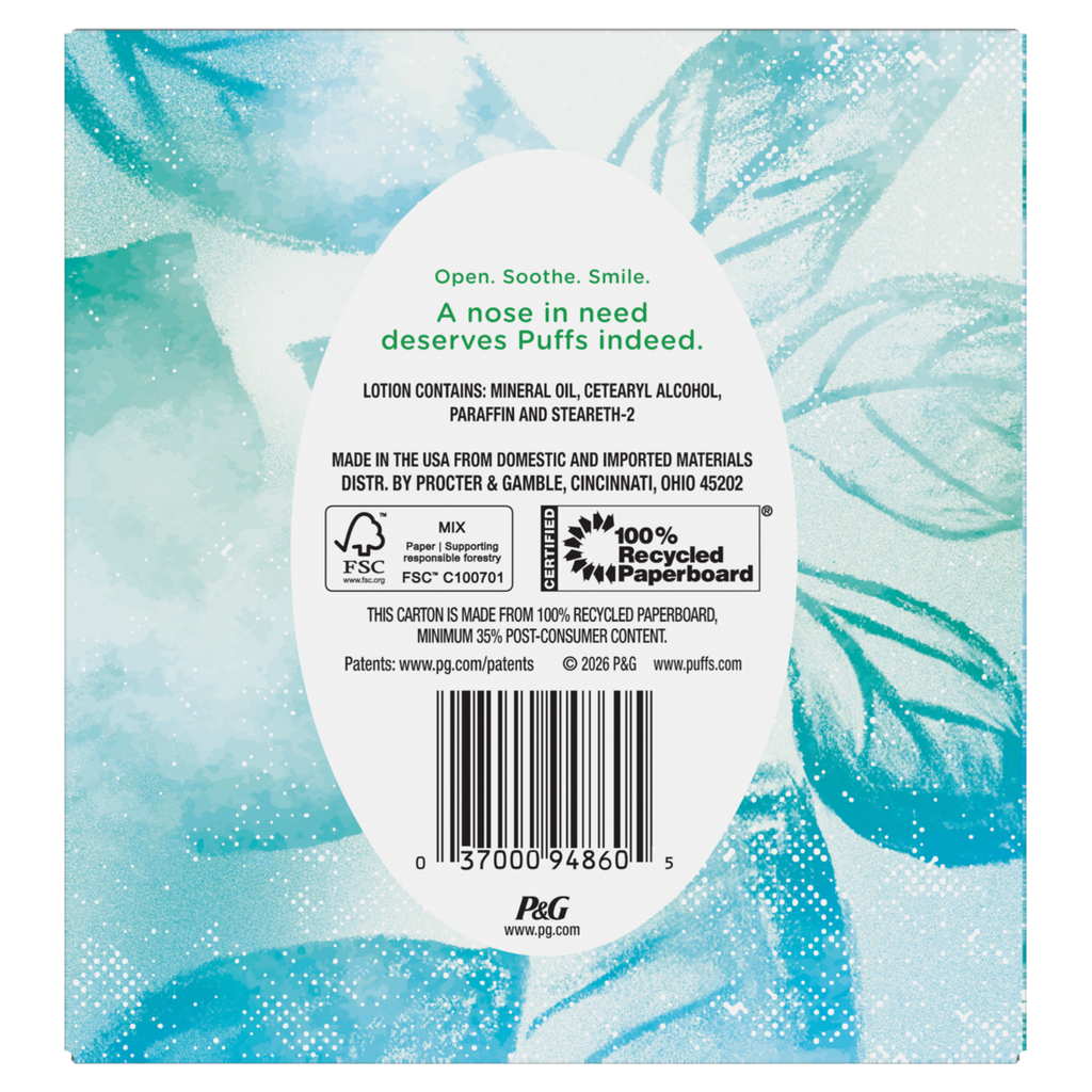 Puffs Plus Lotion Facial Tissue 1 Mega Cube 72 Tissues Per Box - 72ct/24pk