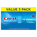 Crest Pro-Health Smooth Formula Toothpaste Clean Mint Paste Triple Pack - (3x4.3)oz/4pk