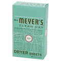 Mrs. Meyer's Dryer Sheets Basil Scent - 80ct/12pk