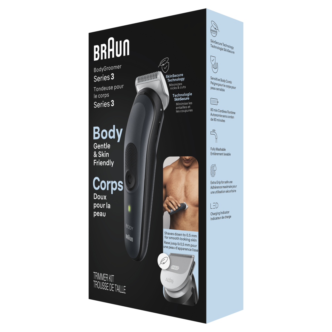 Braun Styler BG3340 BodyGroom NA - 1box/3pk