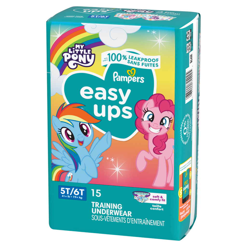 Pampers Easyup 5T-6T Jumbo My Little Pony - 15ct/3pk