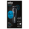 Braun All-In-One Style Kit Series 5 5480 8-in-1 Trimmer for Men with Beard Trimmer Body Trimmer for Manscaping Hair Clippers & More Ultra-Sharp Blade 40 Length Settings Rechargeable 100-minute Battery Cordless Runtime and 100% Waterproof - 1box/3pk