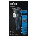 Braun Series 5 5049cs Electric Shaver with Charging Stand Beard Trimmer Wet & Dry Rechargeable Cordless Foil Shaver Blue - 1box/2pk