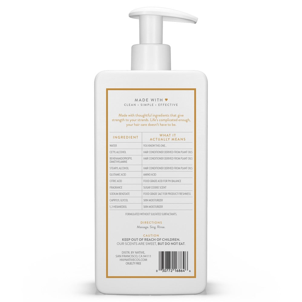 Native Sugar Cookie Conditioner - 16.5oz/6pk