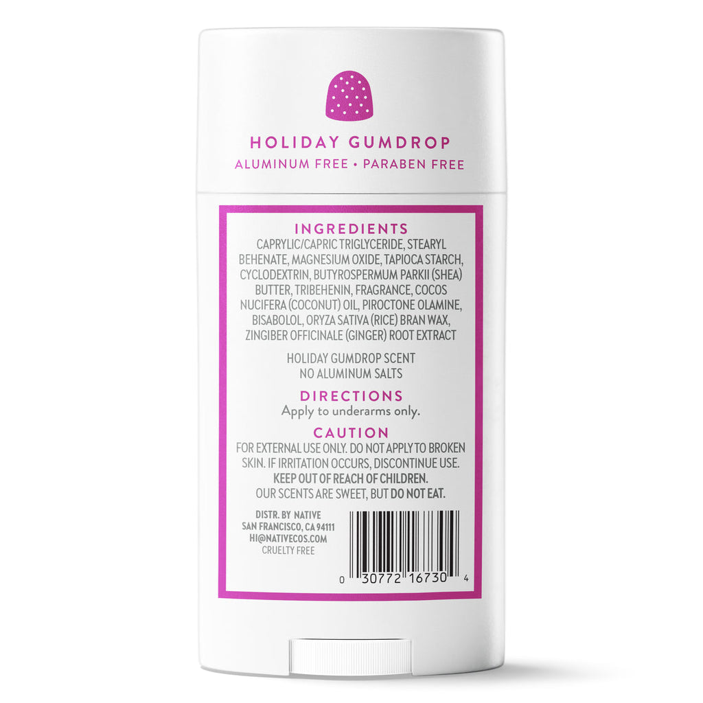 Native Limited Edition Holiday Gumdrop Deodorant - 2.65oz/12pk