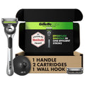 GilletteLabs Exfoliating Cartridges with Handle with Shower Hook - 2ct/48pk