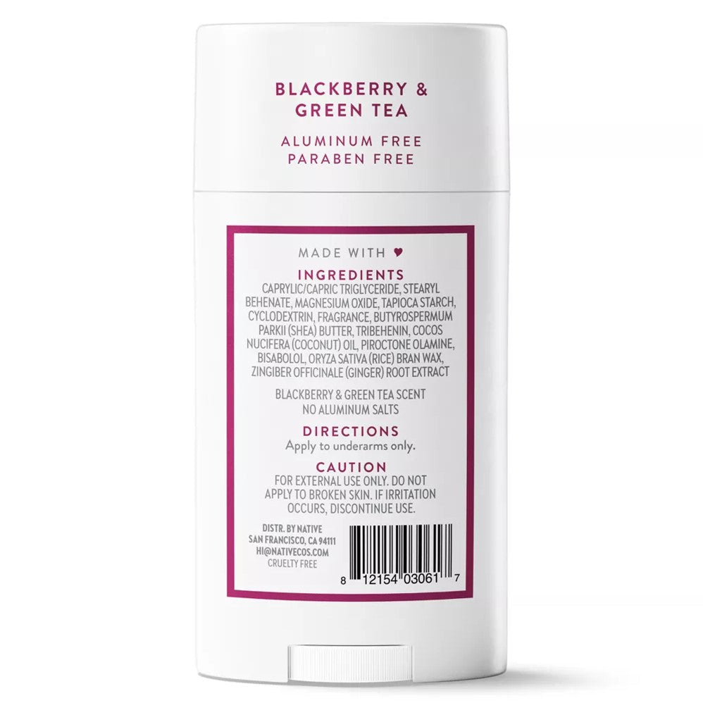 Native Blackberry & Green Tea Deodorant - 2.65oz/12pk
