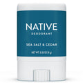 Native Sea Salt & Cedar Deodorant - 0.35oz/24pk