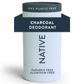 Native Charcoal Plastic Free Deodorant - 2.65oz/9pk