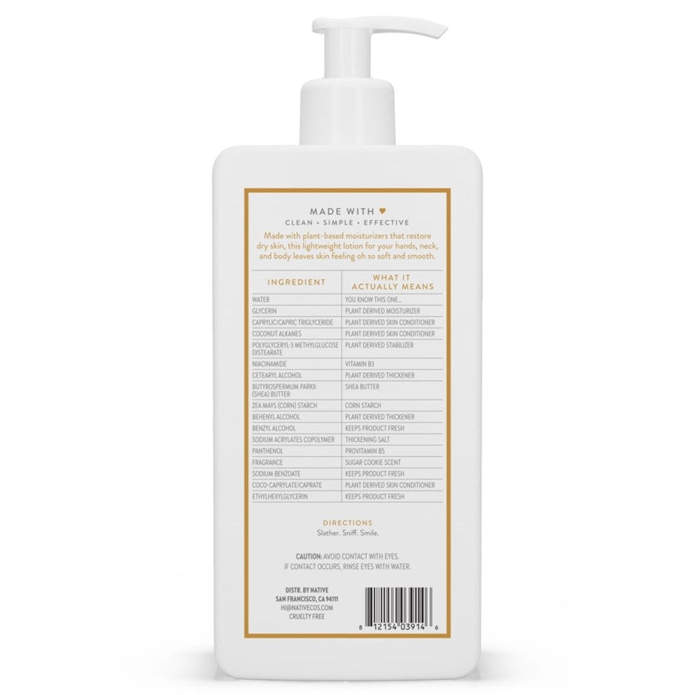 Native Hair & Body Lotion Sugar Cookie - 16.5oz/6pk
