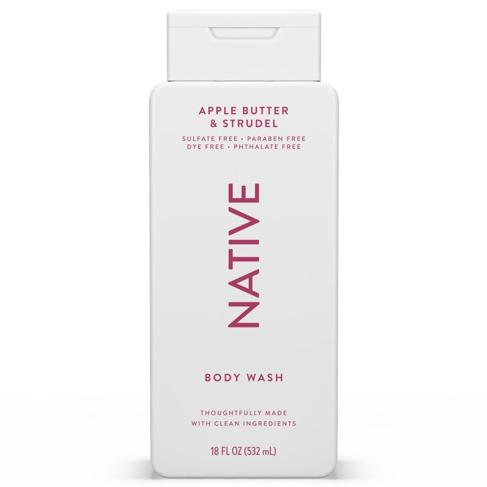 Native Apple Butter & Strudel Body Wash - 18oz/6pk