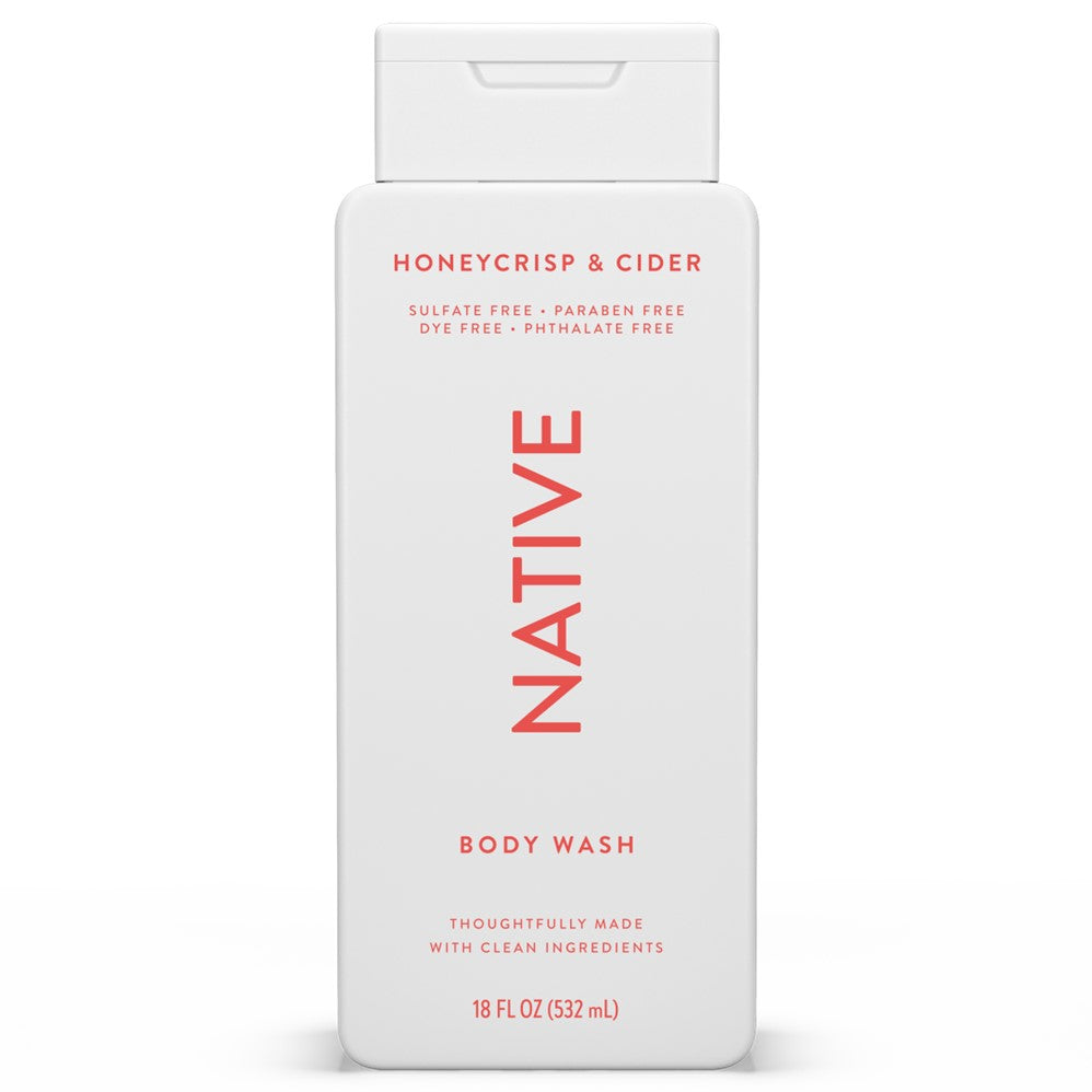 Native Honeycrisp & Cedar Body Wash - 18oz/6pk