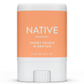 Native Sweet Peach & Nectar Deodorant - 0.35oz/24pk