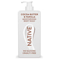 Native Cocoa Butter & Vanilla Body Wash - 18oz/6pk