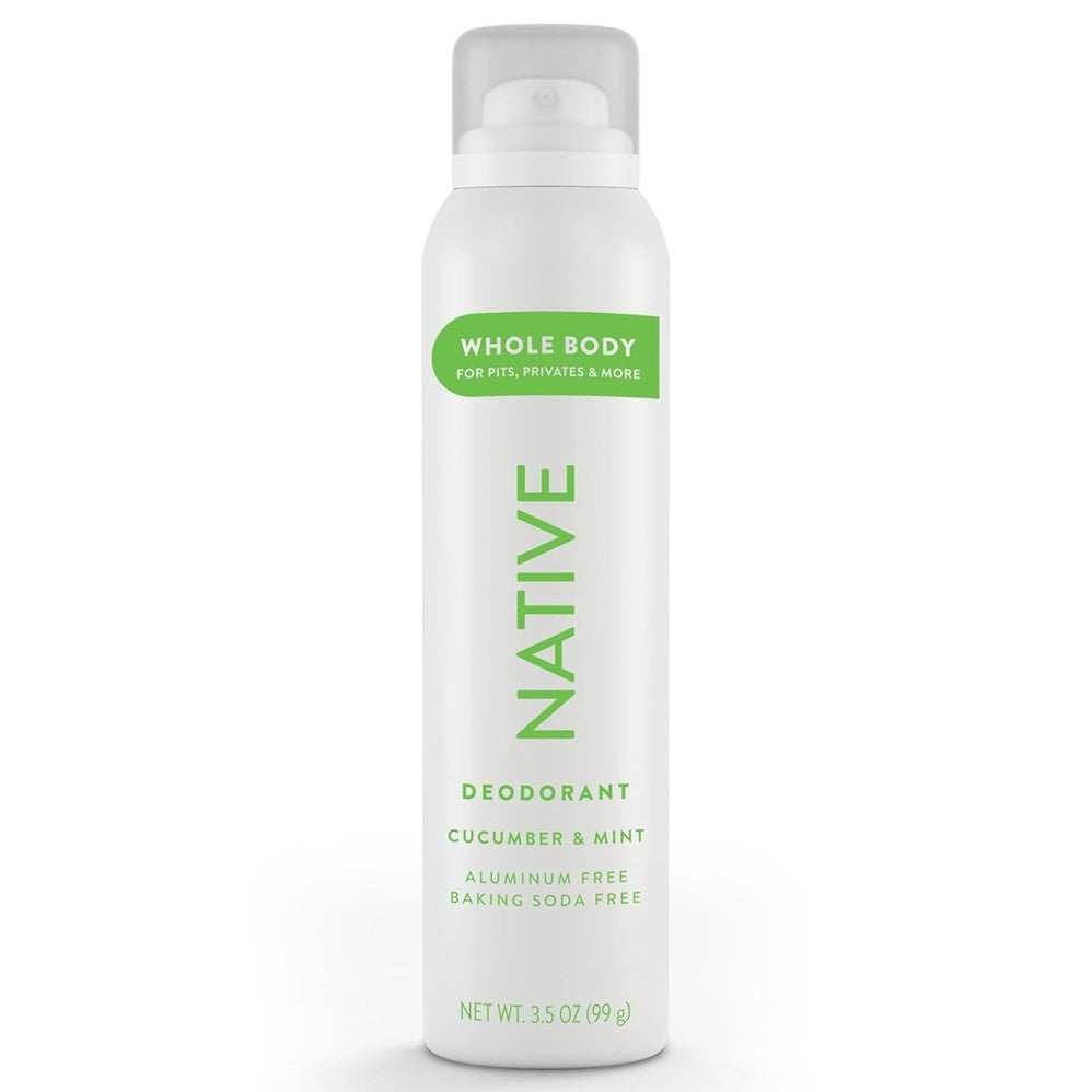 Native Cucumber & Mint Body Deodorant Spray - 3.5oz/12pk