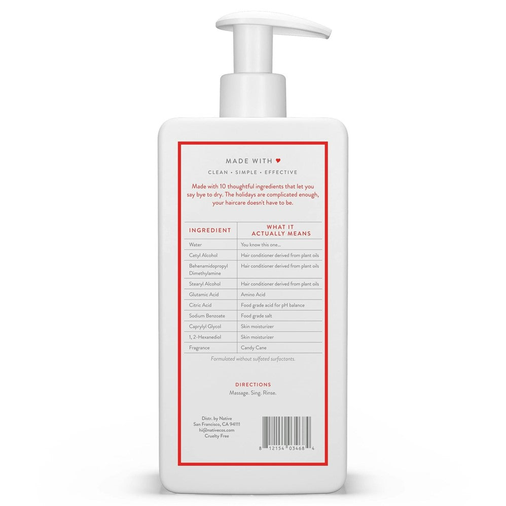Native Candy Cane Conditioner - 16.5oz/6pk