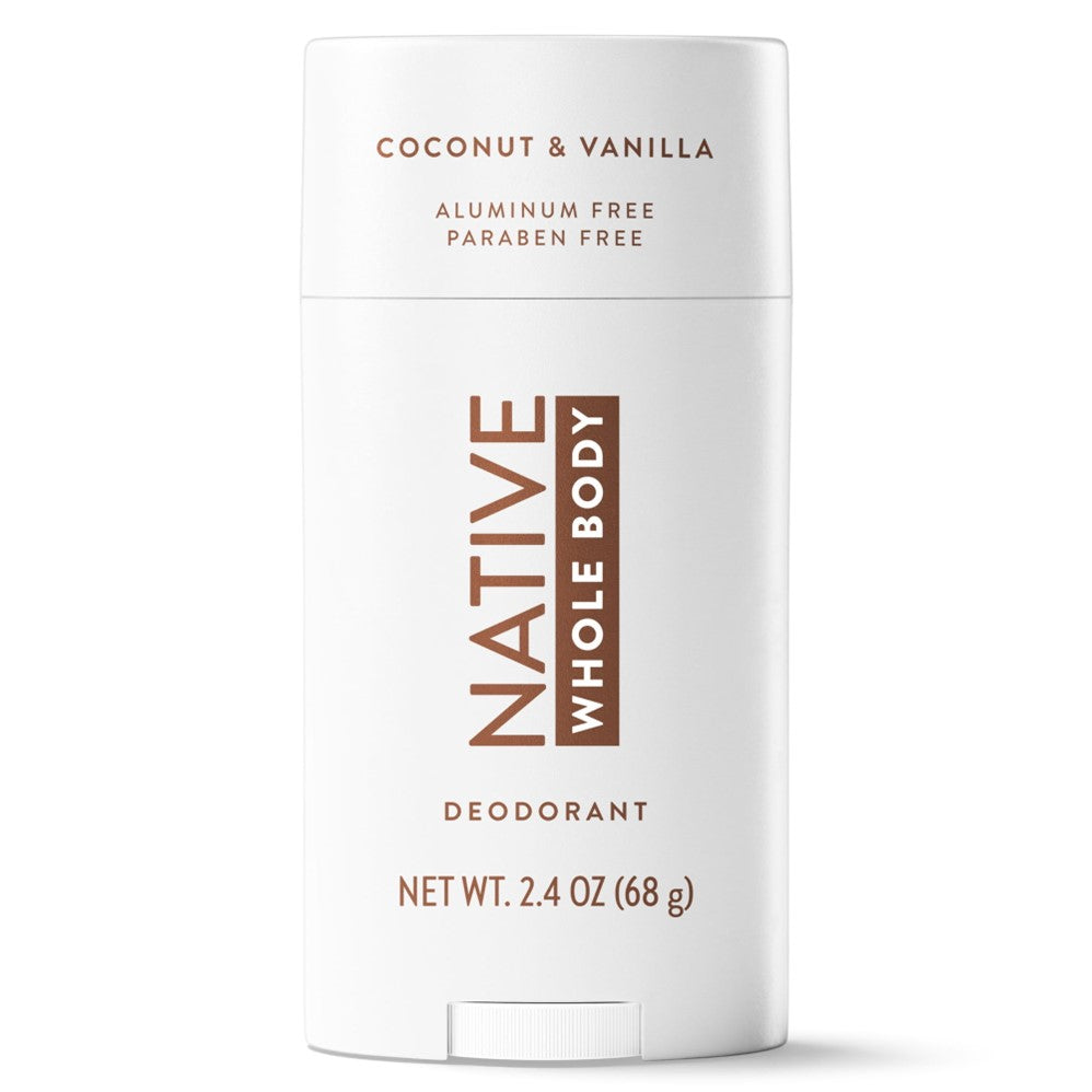 Native Coconut & Vanilla Sensitive Whole Body Deodorant - 2.4oz/12pk
