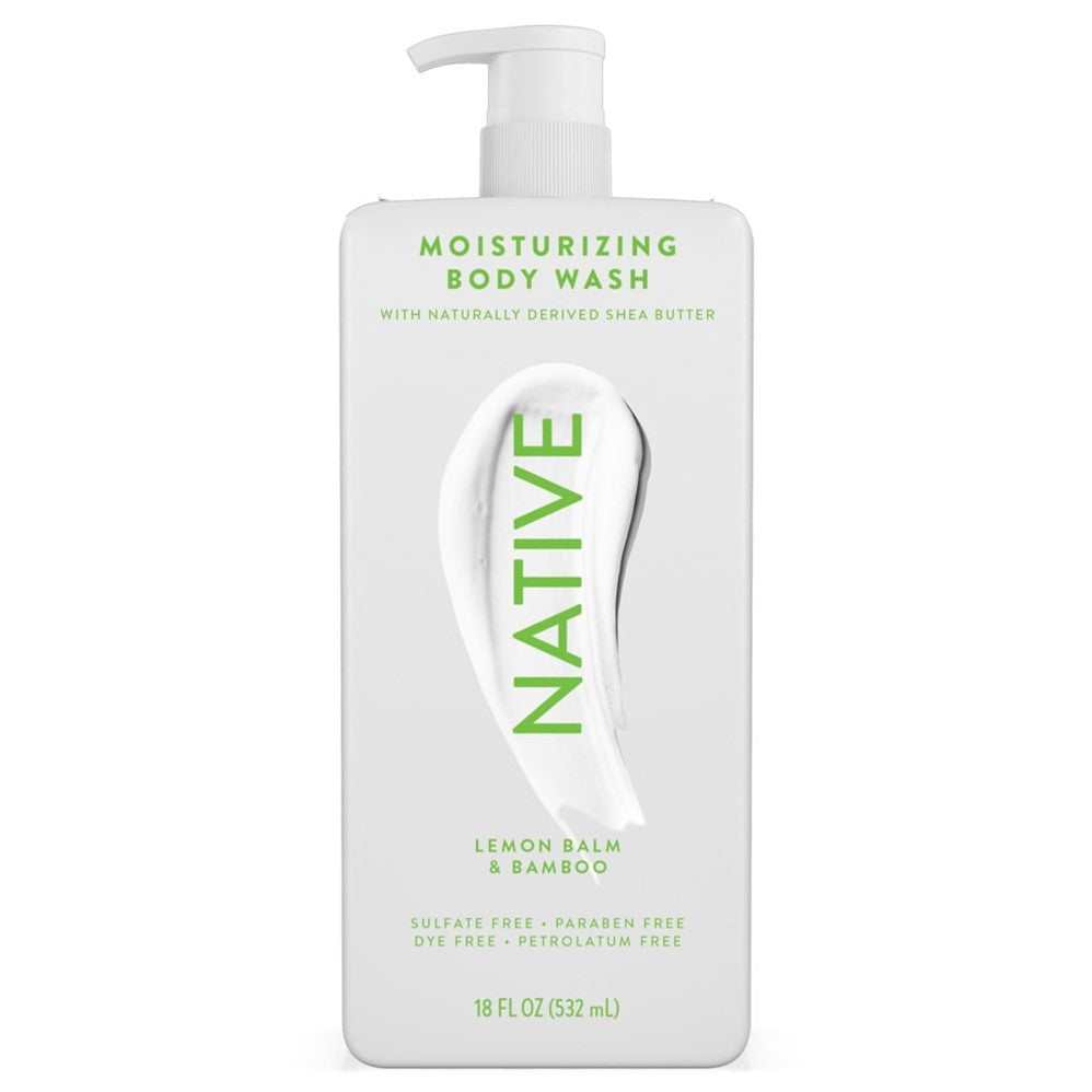 Native Lemon Blossom & Bamboo Body Wash - 18oz/6pk
