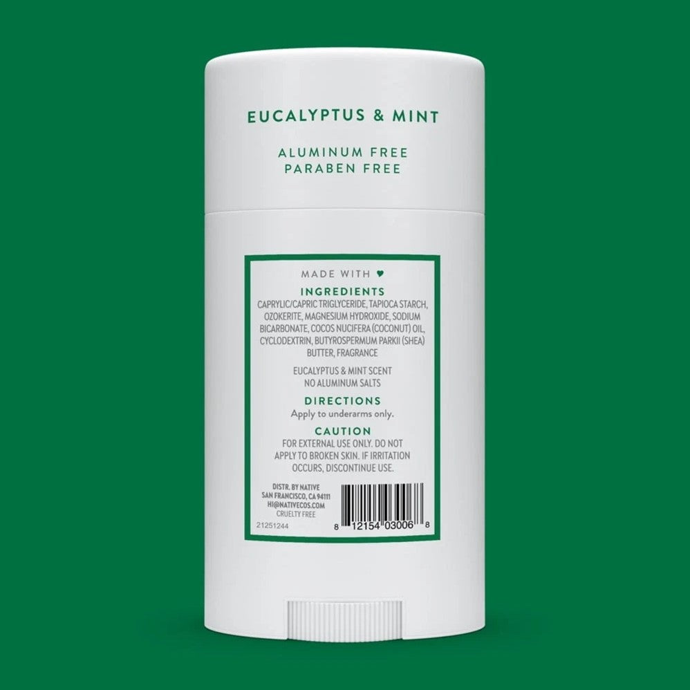 Native Eucalyptus & Mint Men's Deodorant - 2.65oz/12pk