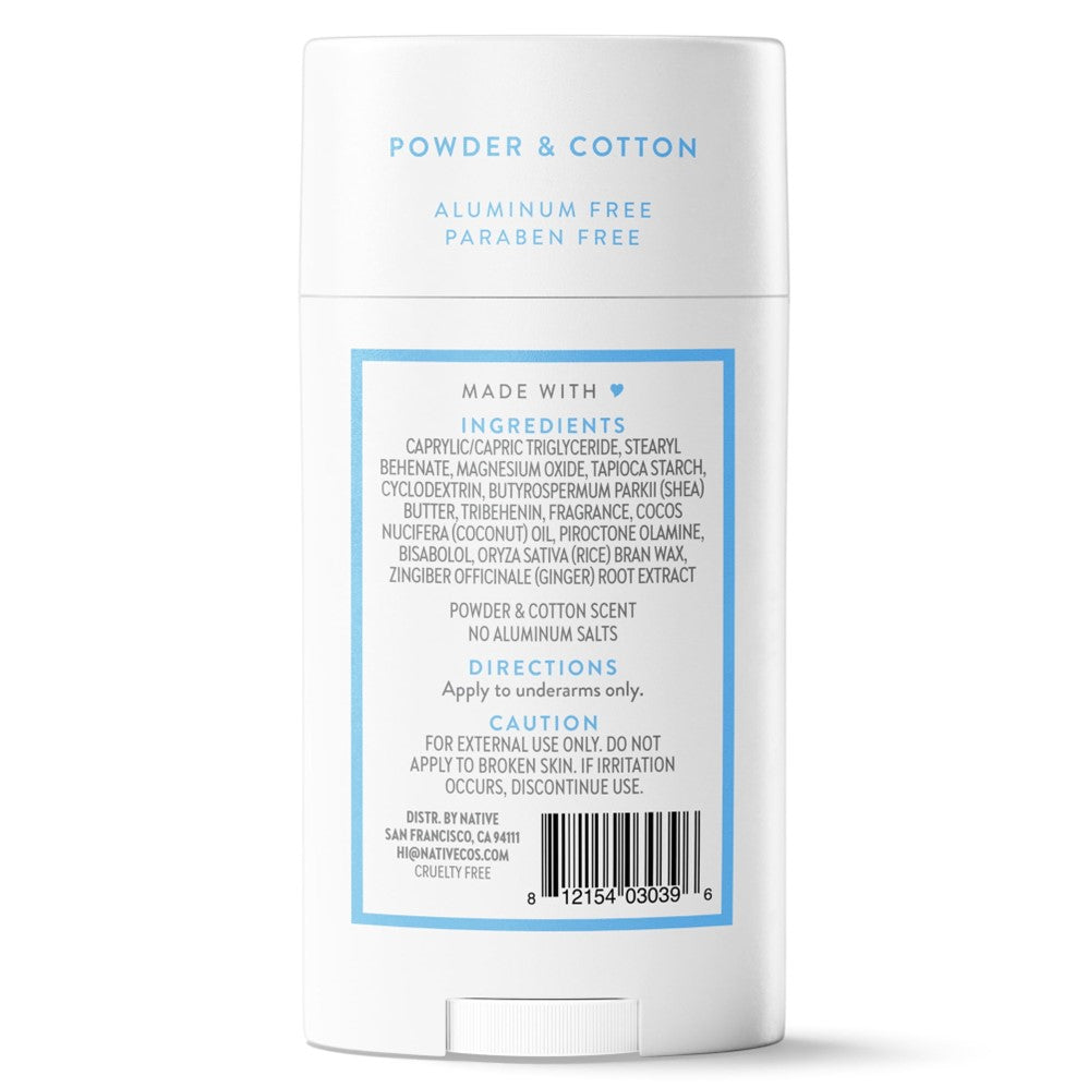 Native Powder & Cotton Deodorant - 2.65oz/12pk