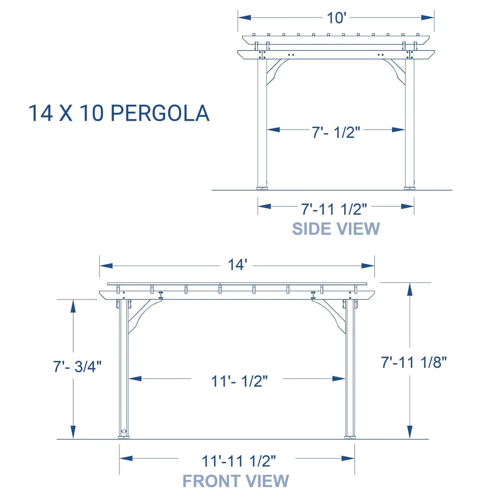 14 x 10 Pergola