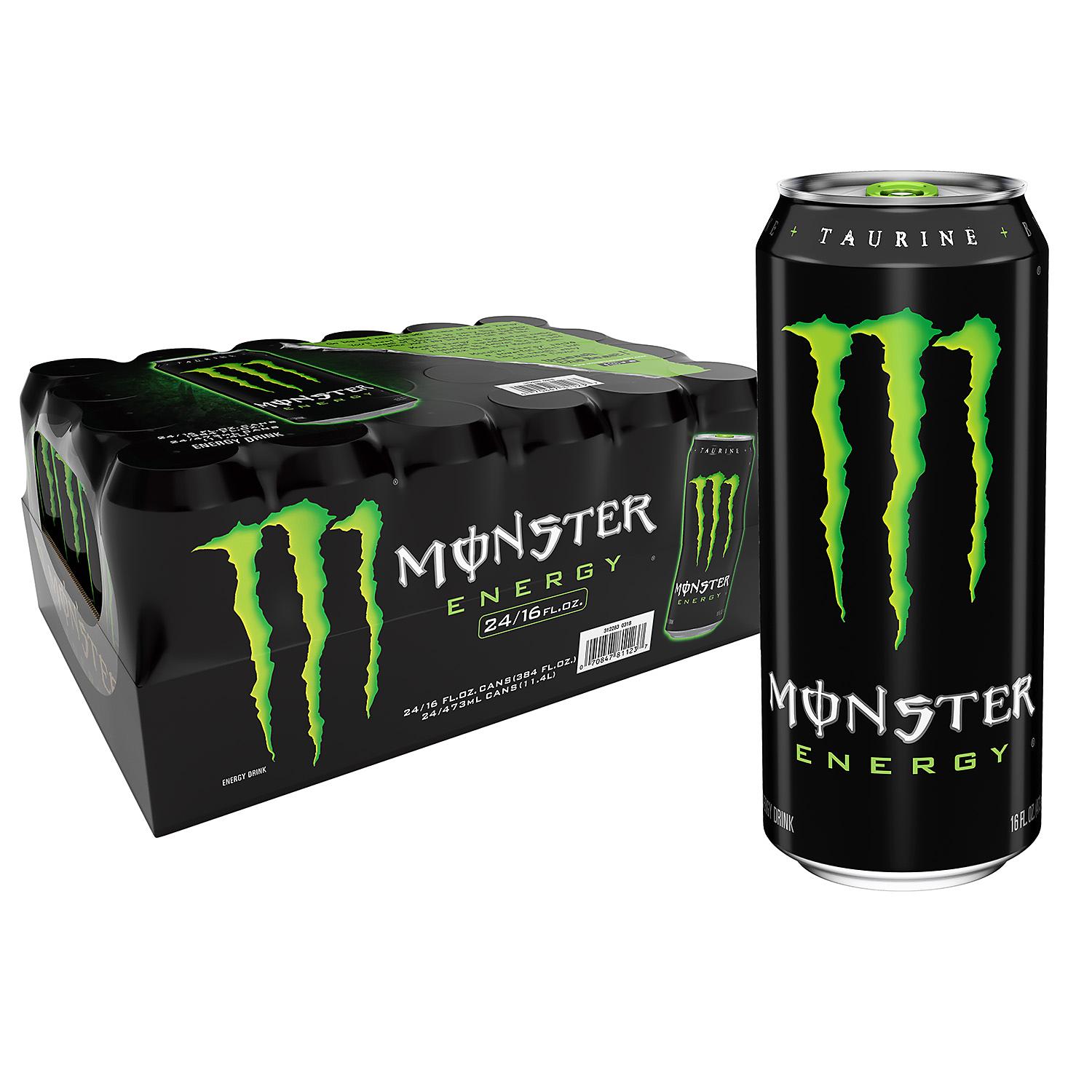 Monster Energy Original Cans - 16oz/24pk