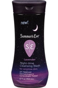 Summers Eve Night-Time Cleansing Wash Lavender -12oz/12pk