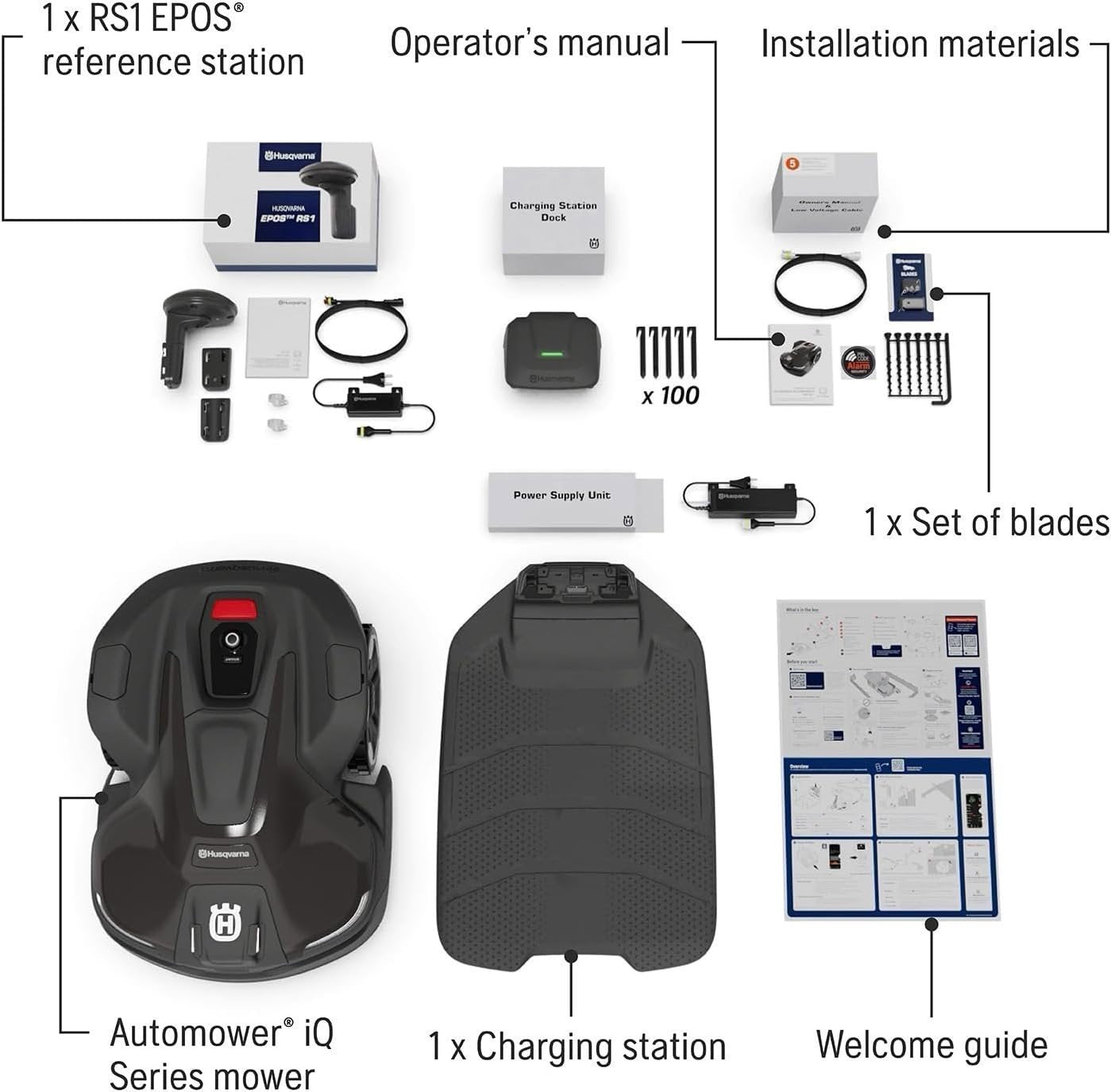 Husqvarna 440iQ Robotic Lawn Mower, 2 Acre, Wire-Free, Charging Station image 28