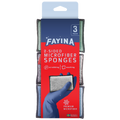 Fayina 2-Sided Microfiber Sponges - 3ct/12pk