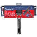 Fayina 2in1 Microfiber Cloth & Squeegee Window Cleaner - 1ct/6pk
