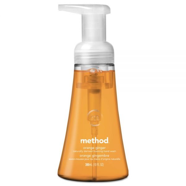 Method Foaming Hand Wash Orange Ginger - 10oz/6pk