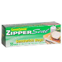 Goodsense DISPLAY Zipper Sandwich - 35ct/48pk