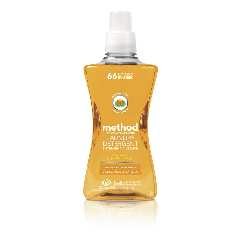 Method 66 Load Liquid Laundry Detergent Ginger Mango - 53.5oz/4pk