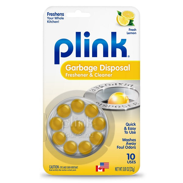 Plink Garbage Disposal Frsh & Cln Lemon 10ct - 0.81oz/12pk