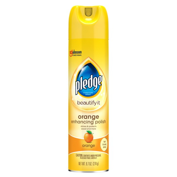 Pledge Expert Care Aerosole Orange - 9.7oz/6pk