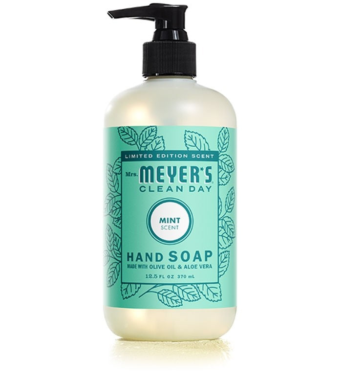 Mrs. Meyers Liquid Hand Soap Mint - 12.5oz/6pk