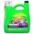 Gain Liquid Laundry Detergent Moonlight Breeze Scent 107 Loads Freshness + Odor Fighting Laundry Detergent Liquid Soap He Compatible - 154oz/4pk