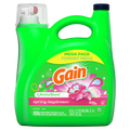 Gain Liquid Laundry Detergent Spring Daydream Scent 107 Loads Freshness + Odor Fighting Laundry Detergent Liquid Soap He Compatible - 154oz/4pk